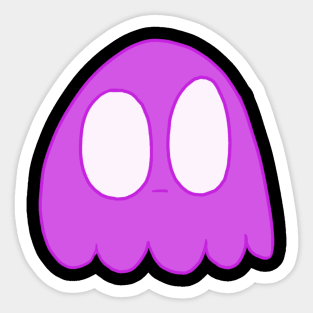 Pink Ghost Sticker